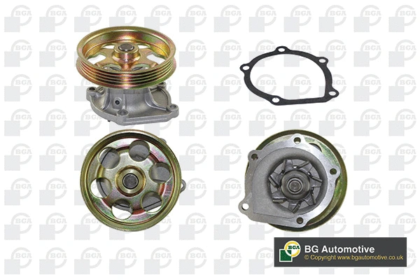 Water Pump, engine cooling (WG1488628)