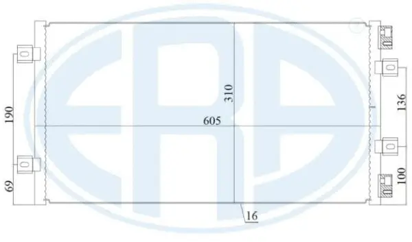 Condenser, air conditioning (WG2016775)