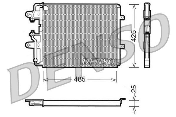 Condenser, air conditioning (WG1917175)