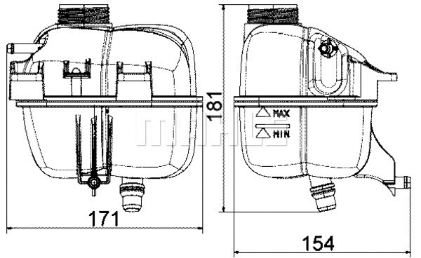 Expansion Tank, coolant (WG2184430)