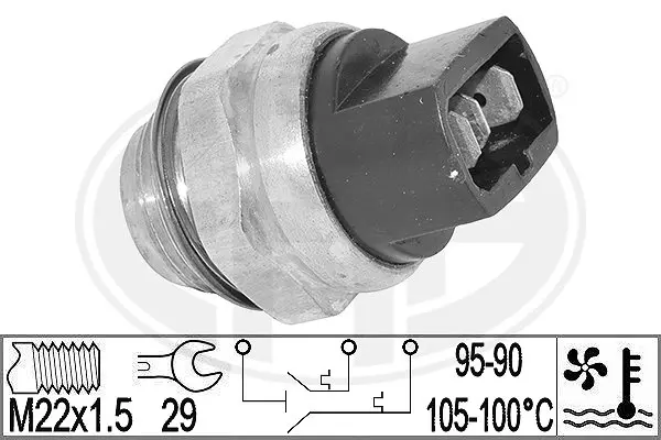 Temperature Switch, radiator fan (WG2013856)