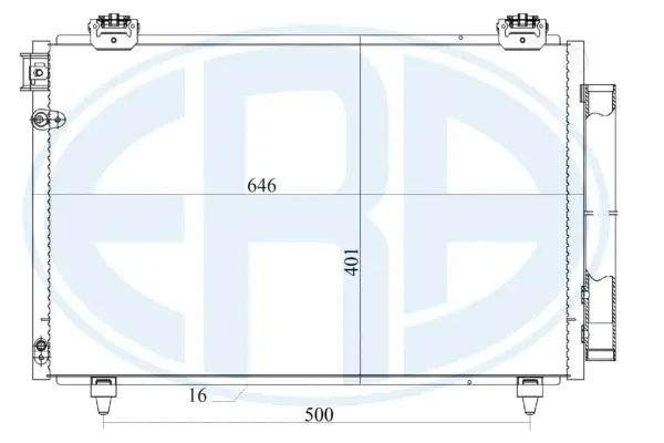 Condenser, air conditioning (WG2016785)
