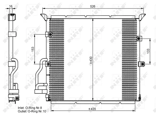 Condenser, air conditioning (WG2161005)