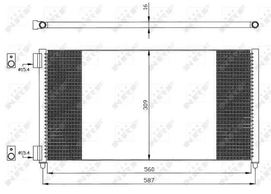 Condenser, air conditioning (WG2160935)