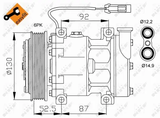 Compressor, air conditioning