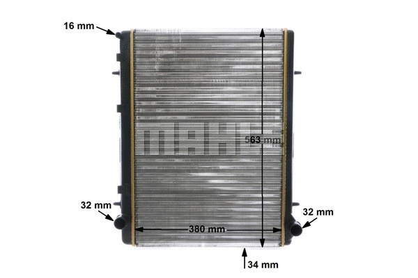 Radiator, engine cooling