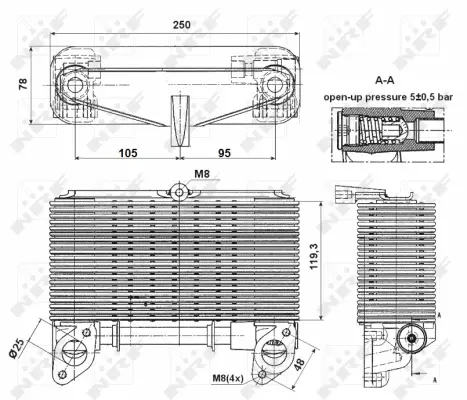 Oil Cooler, engine oil