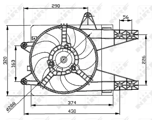 Fan, engine cooling (WG1720140)