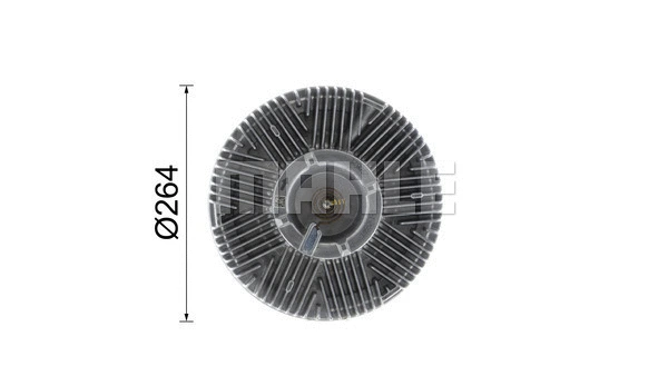 Clutch, radiator fan