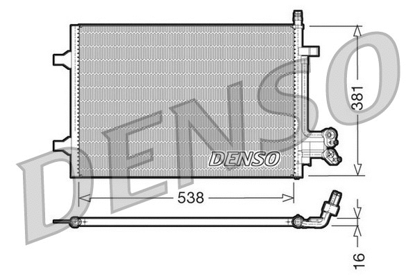 Condenser, air conditioning (WG1917232)