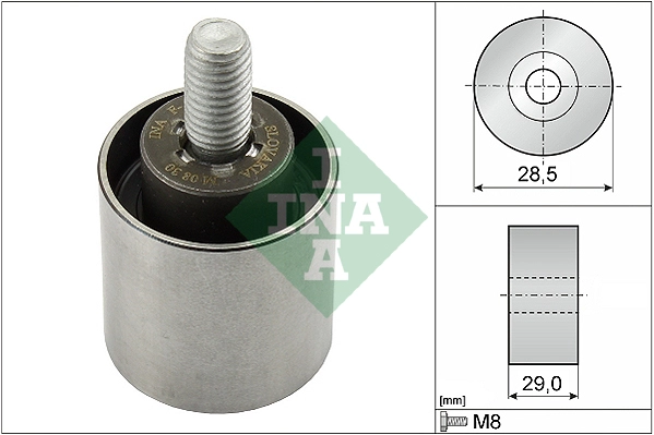 Deflection/Guide Pulley, timing belt (WG1253130)