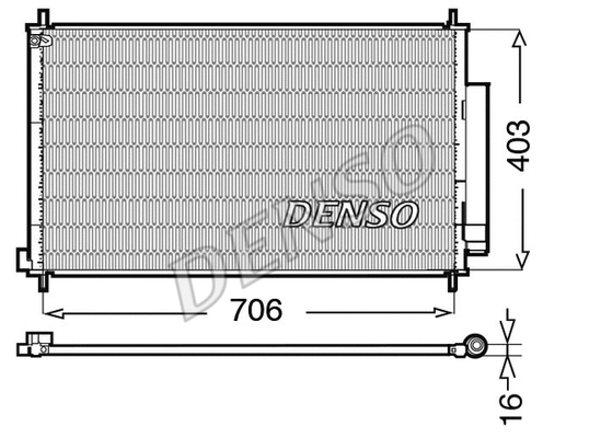 Condenser, air conditioning (WG1917454)