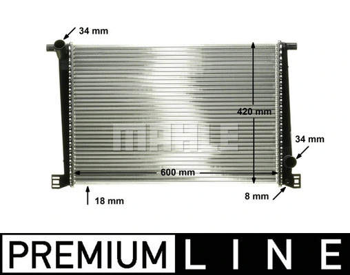 Radiator, engine cooling