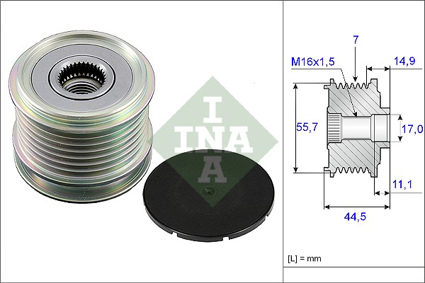 Alternator Freewheel Clutch (WG1253623)
