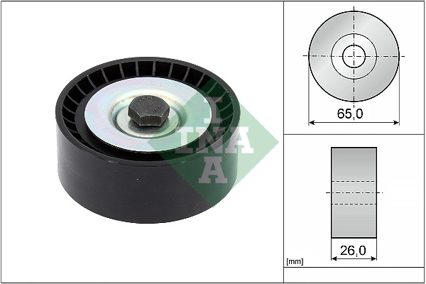 Deflection/Guide Pulley, V-ribbed belt (WG2171311)