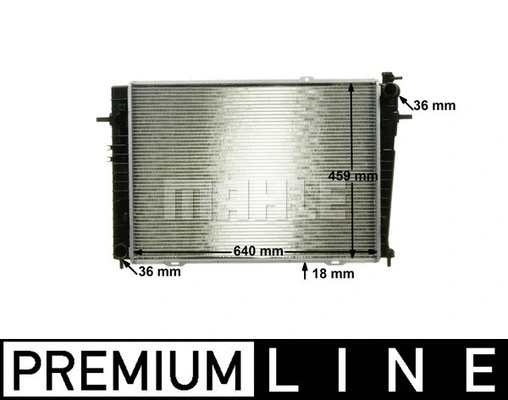 Radiator, engine cooling