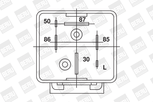 Relay, glow plug system (WG1486231)