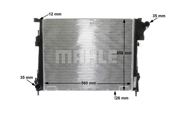 Radiator, engine cooling