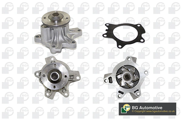 Water Pump, engine cooling (WG1489504)
