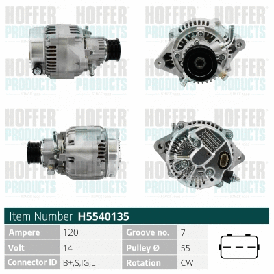 Alternator (WG2197005)