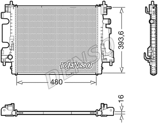 Radiator, engine cooling (WG2170178)