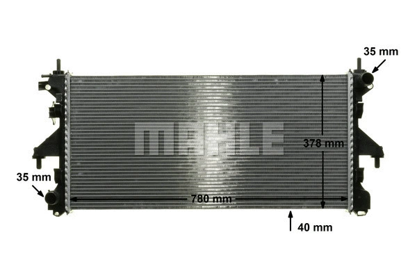 Radiator, engine cooling