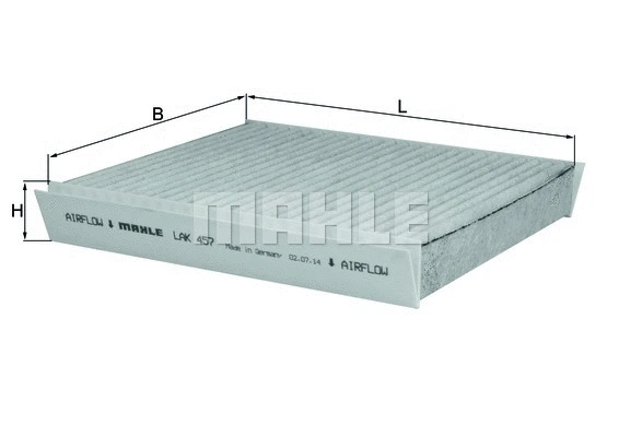 Filter, cabin air (WG1215674)