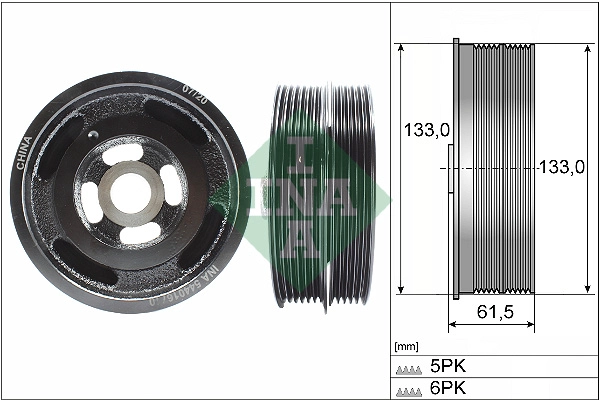 Belt Pulley, crankshaft (WG2171319)