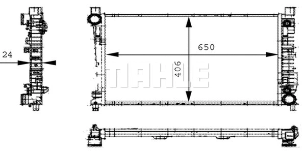 Radiator, engine cooling