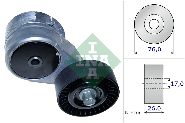 Belt Tensioner, V-ribbed belt (WG1253541)