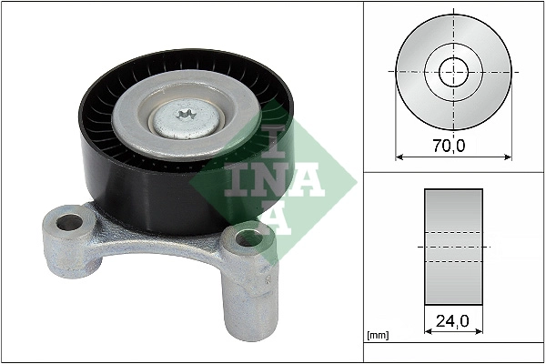 Deflection/Guide Pulley, V-ribbed belt (WG2202805)