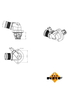 Thermostat, coolant (WG2184645)