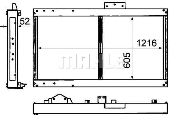 Radiator, engine cooling (WG2182944)