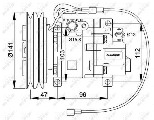 Compressor, air conditioning (WG2159522)