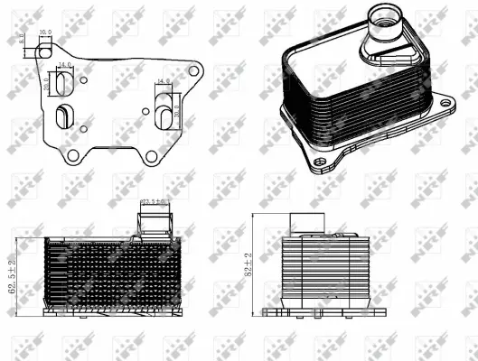 Oil Cooler, engine oil
