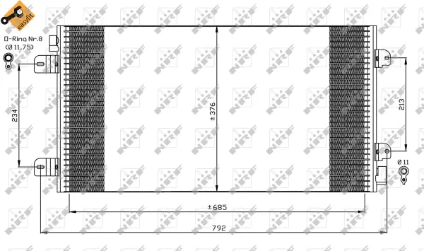 Condenser, air conditioning