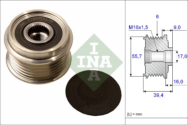 Alternator Freewheel Clutch (WG1253639)