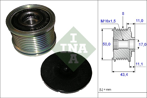 Alternator Freewheel Clutch (WG1253684)