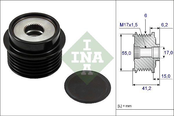 Alternator Freewheel Clutch (WG1253800)
