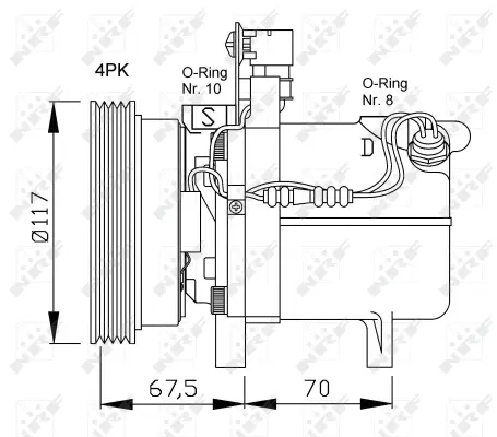 Compressor, air conditioning