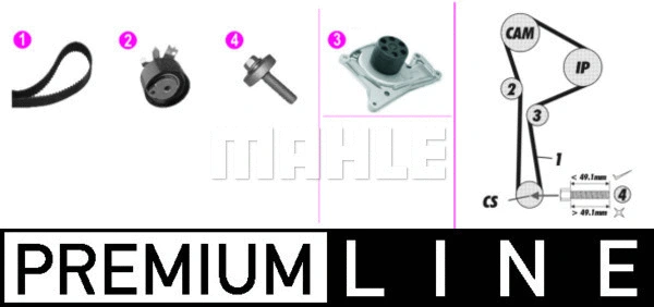 Water Pump & Timing Belt Kit