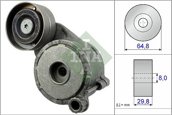 Belt Tensioner, V-ribbed belt (WG1253575)