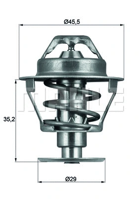 Thermostat, coolant (WG1264927)