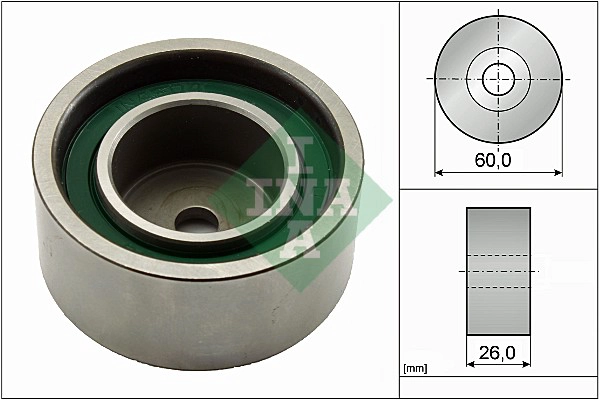 Deflection/Guide Pulley, V-ribbed belt (WG1252913)