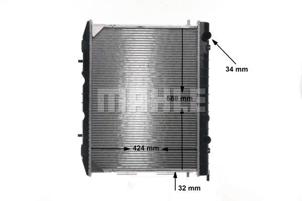 Radiator, engine cooling