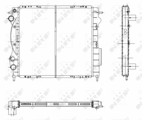Radiator, engine cooling