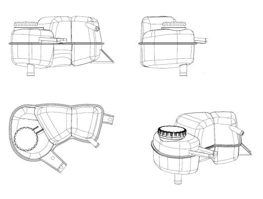 Expansion Tank, coolant (WG2161609)