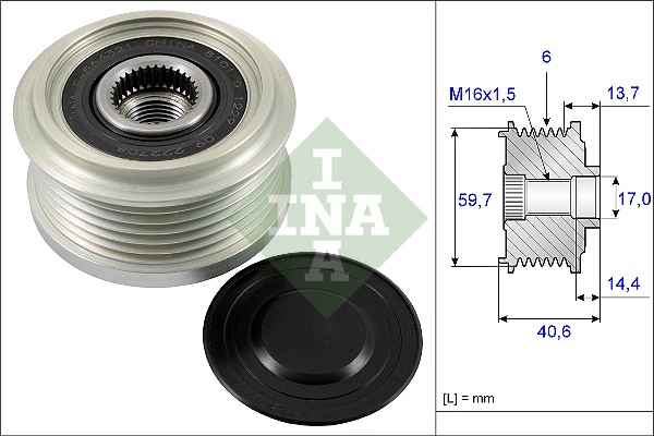 Alternator Freewheel Clutch (WG1253797)