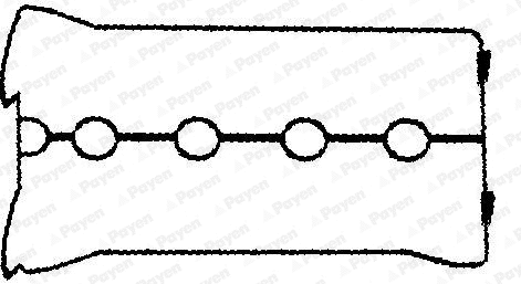 Gasket, cylinder head cover (WG1091083)