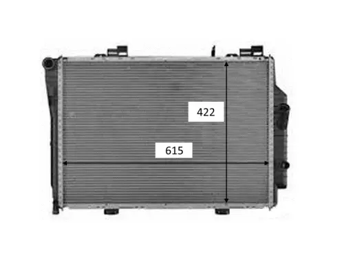 Radiator, engine cooling (WG1723440)
